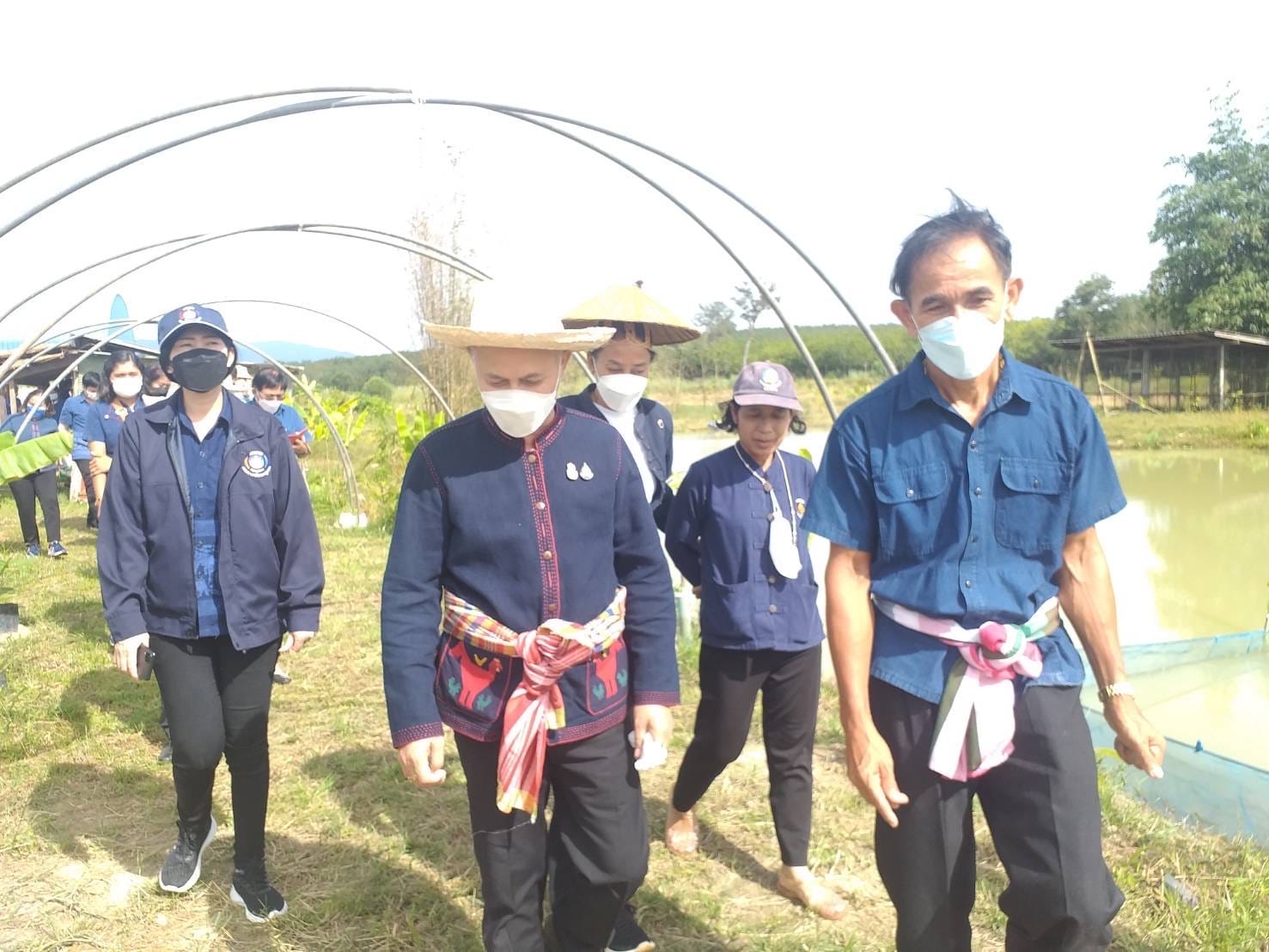 พช.ระยอง ร่วมกับ พช.เขาชะเมา จัดงานรวมพลคนโคก หนอง นา เอามื้อสามัคคี จังหวัดระยอง