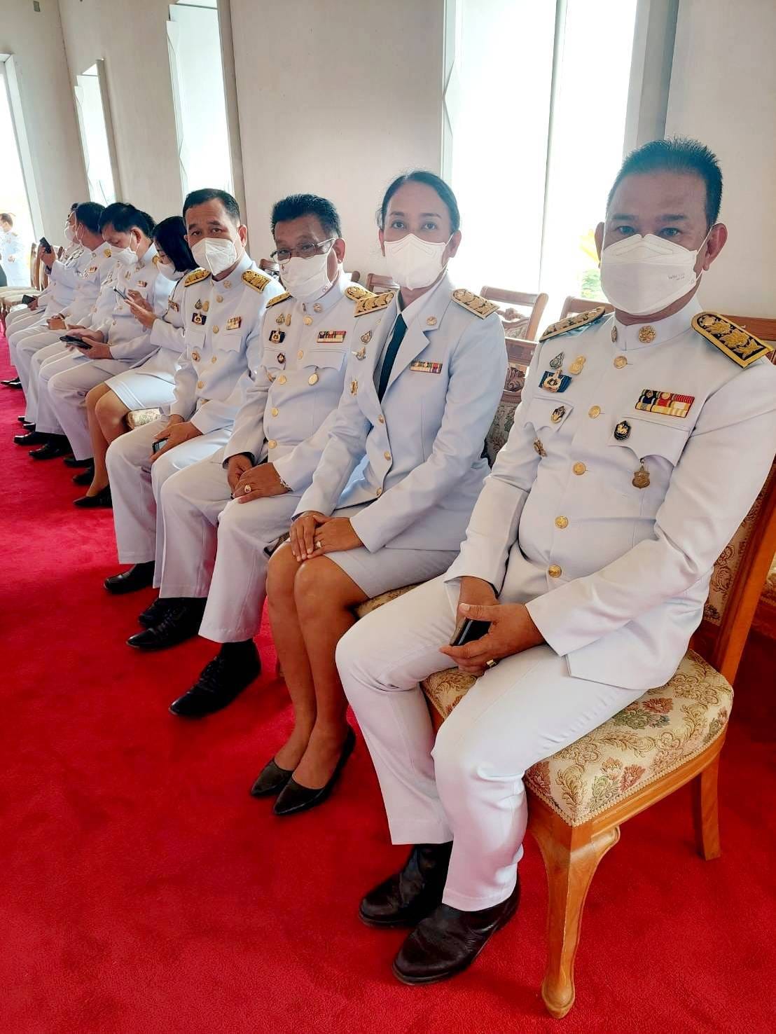 พช.ระยอง ร่วมพิธีถวายผ้าพระกฐินพระราชทานของกรมการพัฒนาชุมชน  ประจำปี 2565