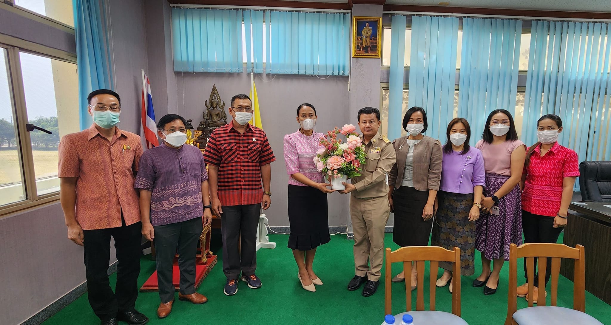 พช.ระยอง ร่วมอวยพรเนื่องในวันปีใหม่แด่รองผู้ว่าราชการจังหวัดระยอง และร่วมแสดงความยินดีปลัดจังหวัดระยอง