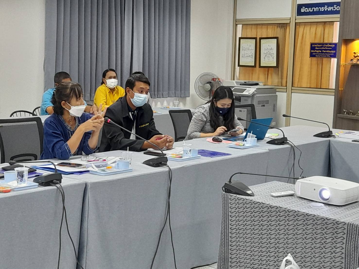 จังหวัดระยอง โดยสำนักงานพัฒนาชุมชนจังหวัดระยอง  จัดประชุมเชิงปฏิบัติการเพิ่มศักยภาพงานทุนชุมชนเสริมสร้างธรรมาภิบาลและการเข้าถึงแหล่งทุน