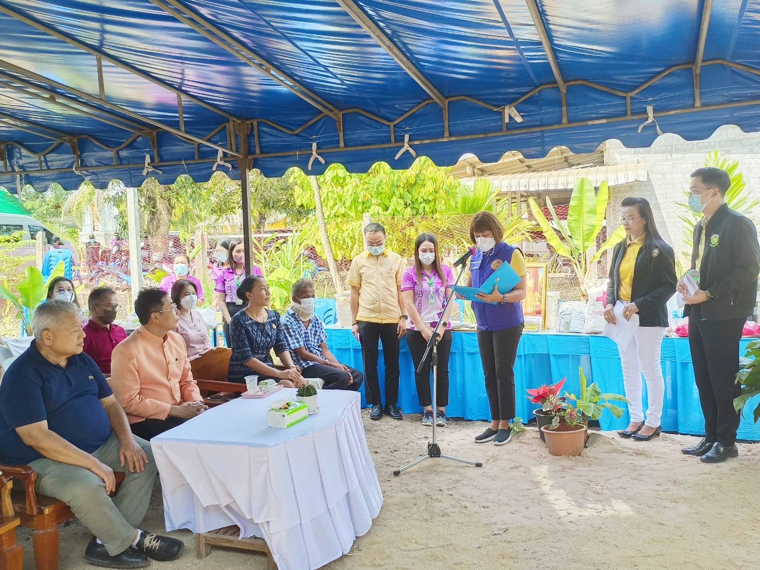 ?? พช.ระยอง เข้าร่วม พิธีส่งมอบบ้าน “โครงการบ้านห่วงใยจากใจ GLO ประจำปี 2565” ?