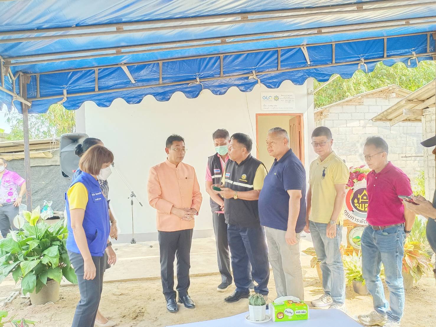 ?? พช.ระยอง เข้าร่วม พิธีส่งมอบบ้าน “โครงการบ้านห่วงใยจากใจ GLO ประจำปี 2565” ?