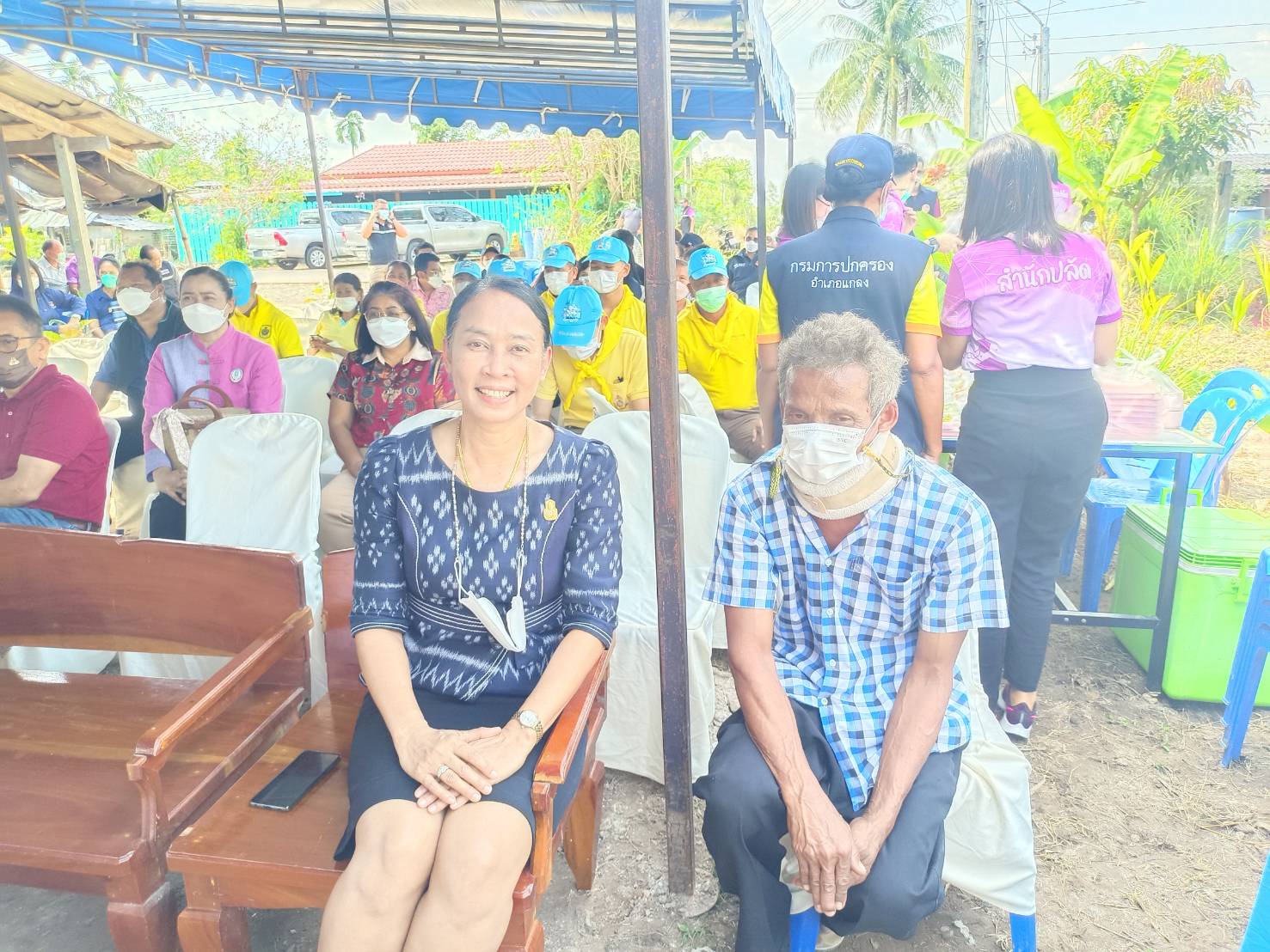 ?? พช.ระยอง เข้าร่วม พิธีส่งมอบบ้าน “โครงการบ้านห่วงใยจากใจ GLO ประจำปี 2565” ?