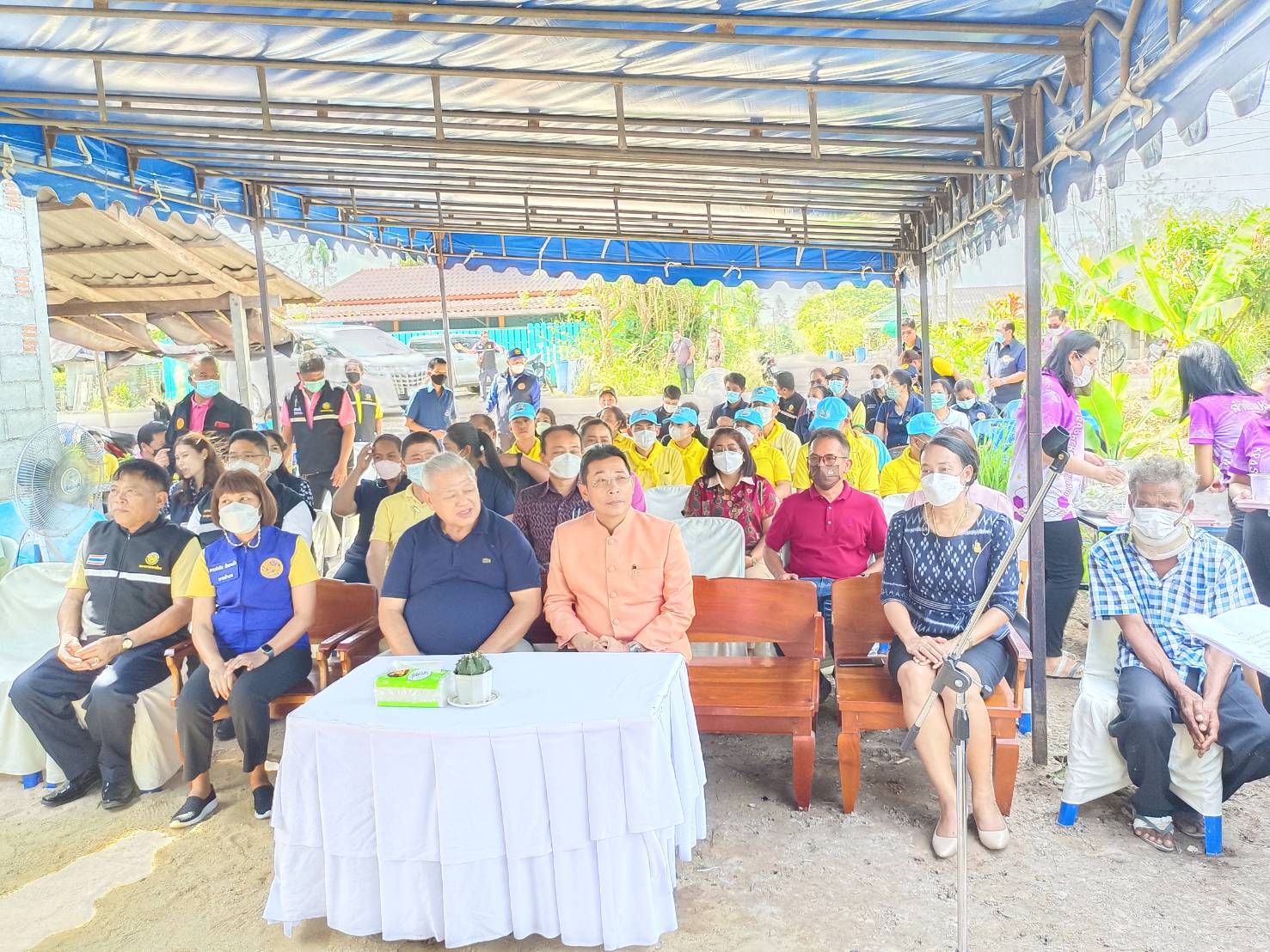 ?? พช.ระยอง เข้าร่วม พิธีส่งมอบบ้าน “โครงการบ้านห่วงใยจากใจ GLO ประจำปี 2565” ?