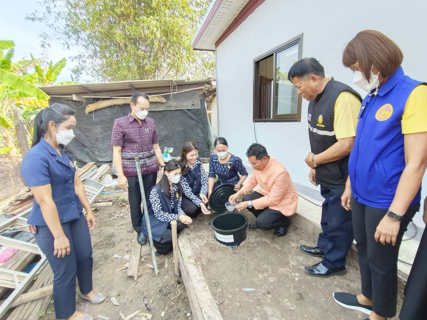 ?? พช.ระยอง เข้าร่วม พิธีส่งมอบบ้าน “โครงการบ้านห่วงใยจากใจ GLO ประจำปี 2565” ?