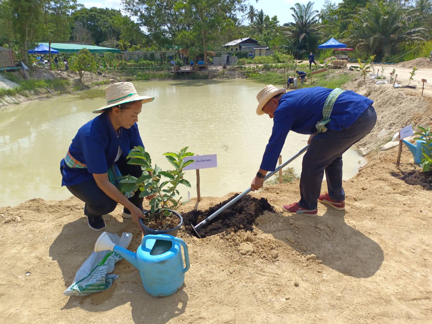 ?? พช.ระยอง ขับเคลื่อนกิจกรรม “รวมพลคน โคก หนอง นา เอามื้อสามัคคี” จังหวัดระยอง ครั้งที่ 2/2566?