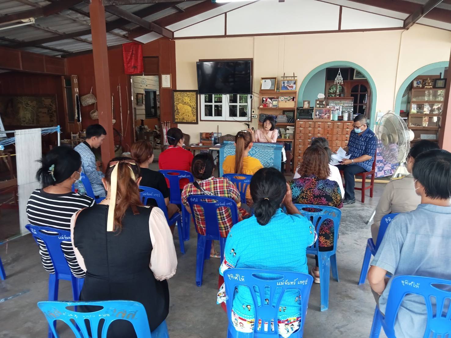 พช.ระยองรับการตรวจราชการจากผู้ตรวจราชการกรมการพัฒนาชุมชน (นางสงวน มะเสนา) เขตตรวจราชการที่ 8 ภาคตะวันออก 1