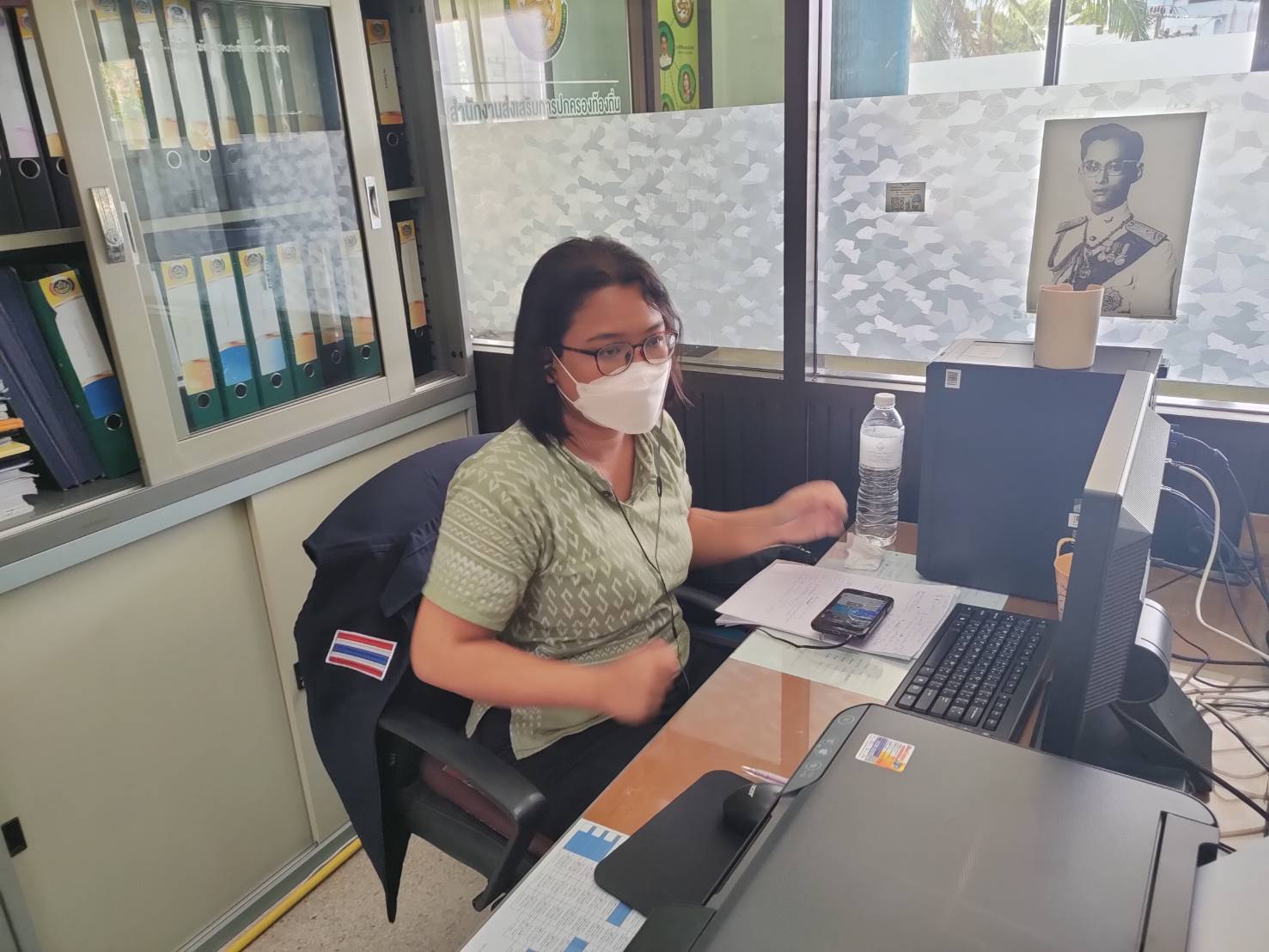 พช.ระยอง เข้าร่วมกิจกรรมตามโครงการขยายผลการใช้งานสารบรรณอิเล็กทรอนิกส์ กรมการพัฒนาชุมชน