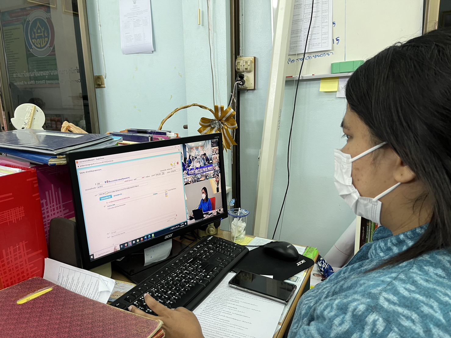 พช.ระยอง เข้าร่วมกิจกรรมตามโครงการขยายผลการใช้งานสารบรรณอิเล็กทรอนิกส์ กรมการพัฒนาชุมชน