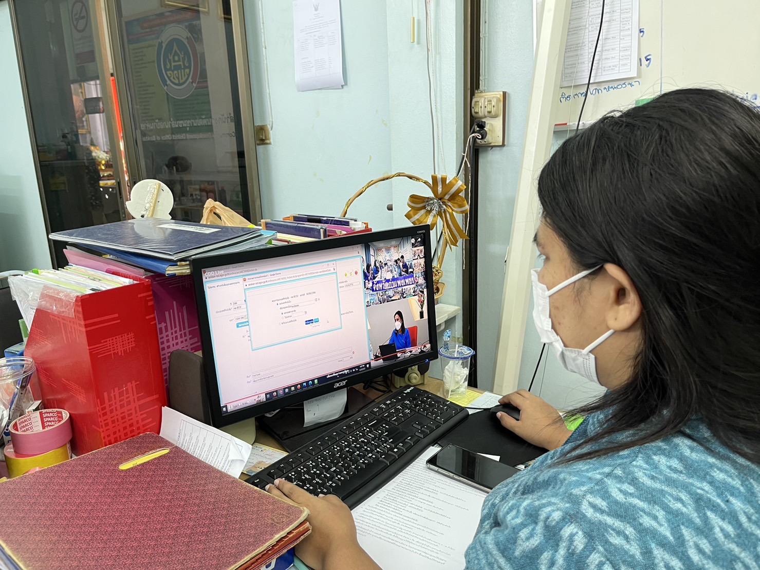 พช.ระยอง เข้าร่วมกิจกรรมตามโครงการขยายผลการใช้งานสารบรรณอิเล็กทรอนิกส์ กรมการพัฒนาชุมชน