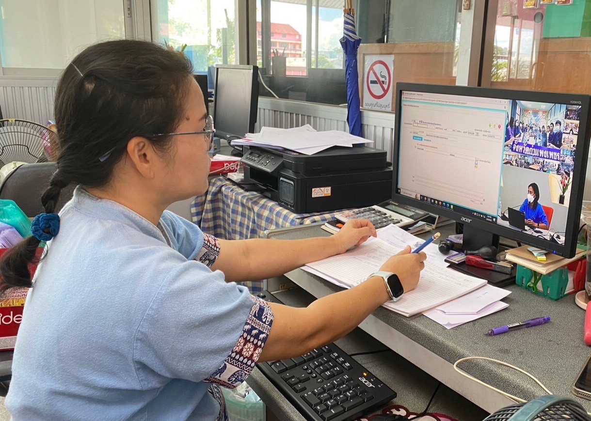 พช.ระยอง เข้าร่วมกิจกรรมตามโครงการขยายผลการใช้งานสารบรรณอิเล็กทรอนิกส์ กรมการพัฒนาชุมชน