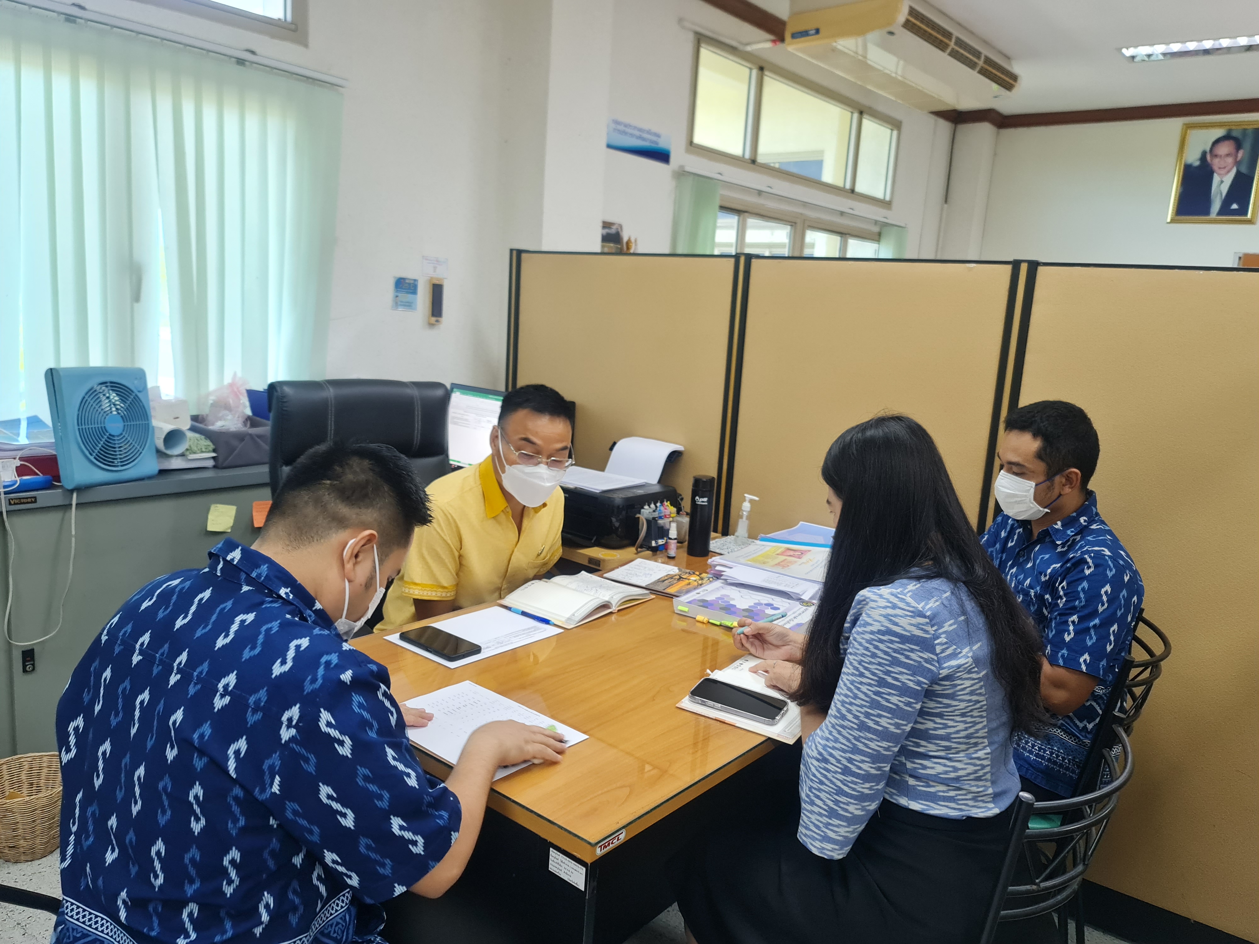 พช.ระยอง กลุ่มงานสารสนเทศฯ ประชุม Morning Brief วางแผนและติดตามการดำเนินงาน