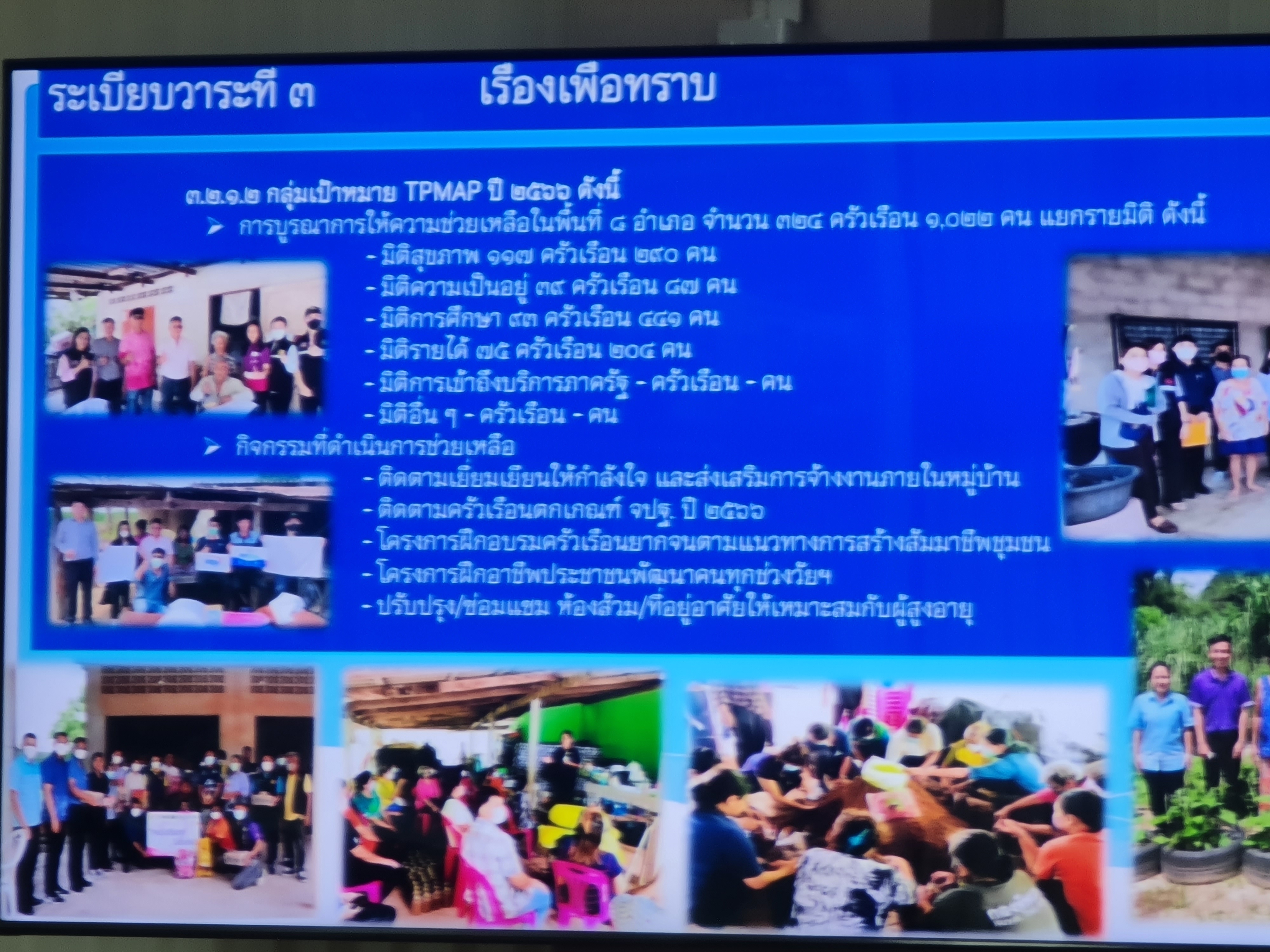 พช.ระยอง จัดประชุมคณะกรรมการบริหารศูนย์อำนวยการขจัดความยากจนและพัฒนาคนทุกช่วงวัยอย่างยั่งยืนตามหลักปรัชญาของเศรษฐกิจพอเพียงจังหวัดระยอง (คจพ.จ.ระยอง) ครั้งที่ 3/2566