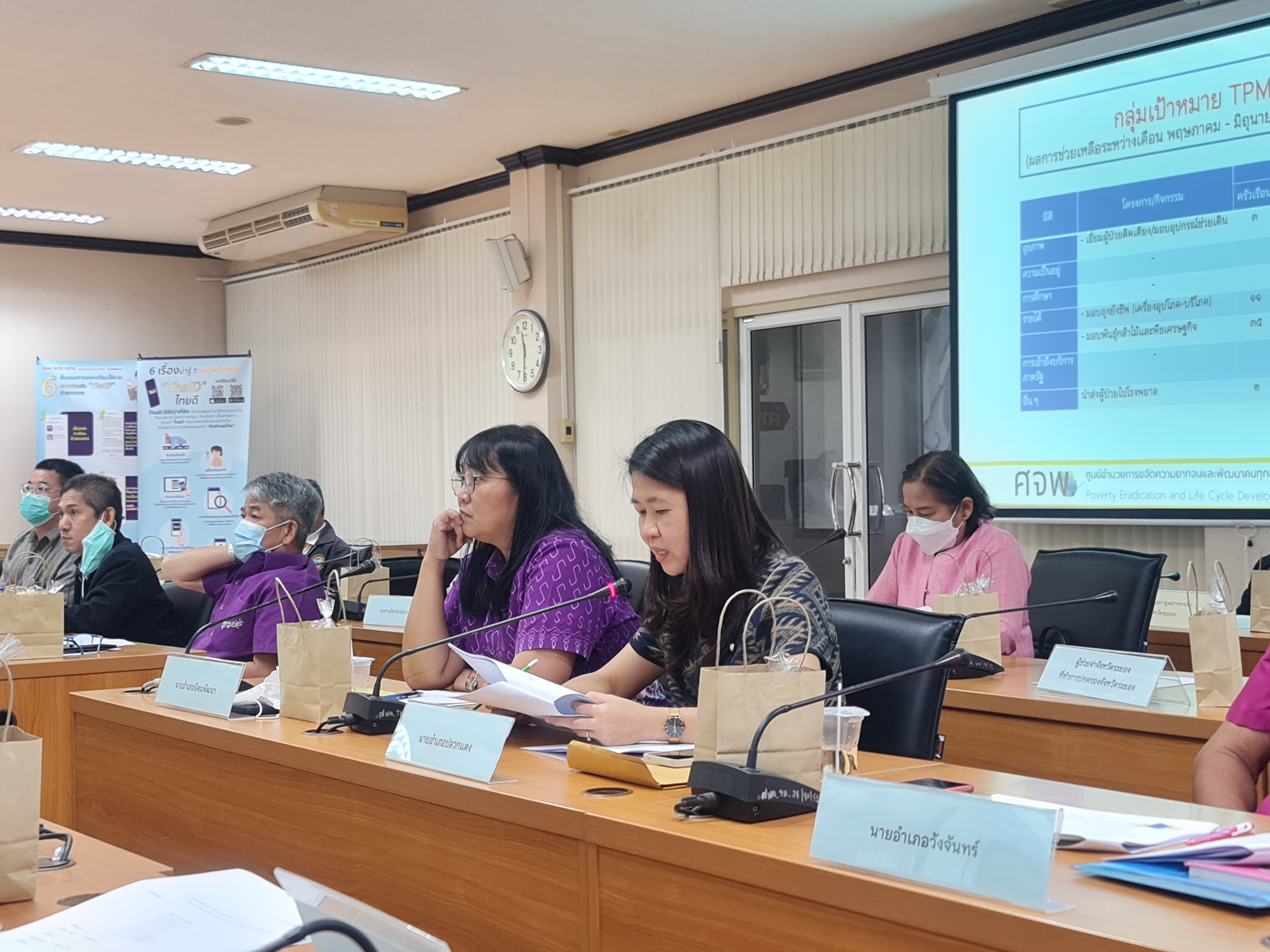 พช.ระยอง จัดประชุมคณะกรรมการบริหารศูนย์อำนวยการขจัดความยากจนและพัฒนาคนทุกช่วงวัยอย่างยั่งยืนตามหลักปรัชญาของเศรษฐกิจพอเพียงจังหวัดระยอง (คจพ.จ.ระยอง) ครั้งที่ 3/2566