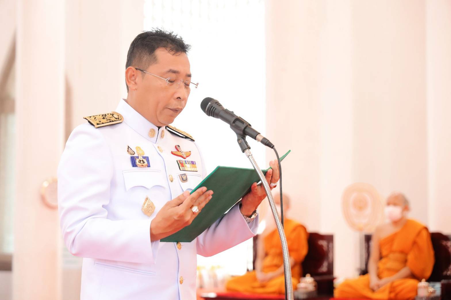 พช.ระยอง ร่วมพิธีเจริญพระพุทธมนต์ เฉลิมพระเกียรติสมเด็จเจ้าฟ้าฯ กรมพระศรีสวางควัฒน วรขัตติยราชนารี เนื่องในโอกาส วันคล้ายวันประสูติ 4 กรกฎาคม