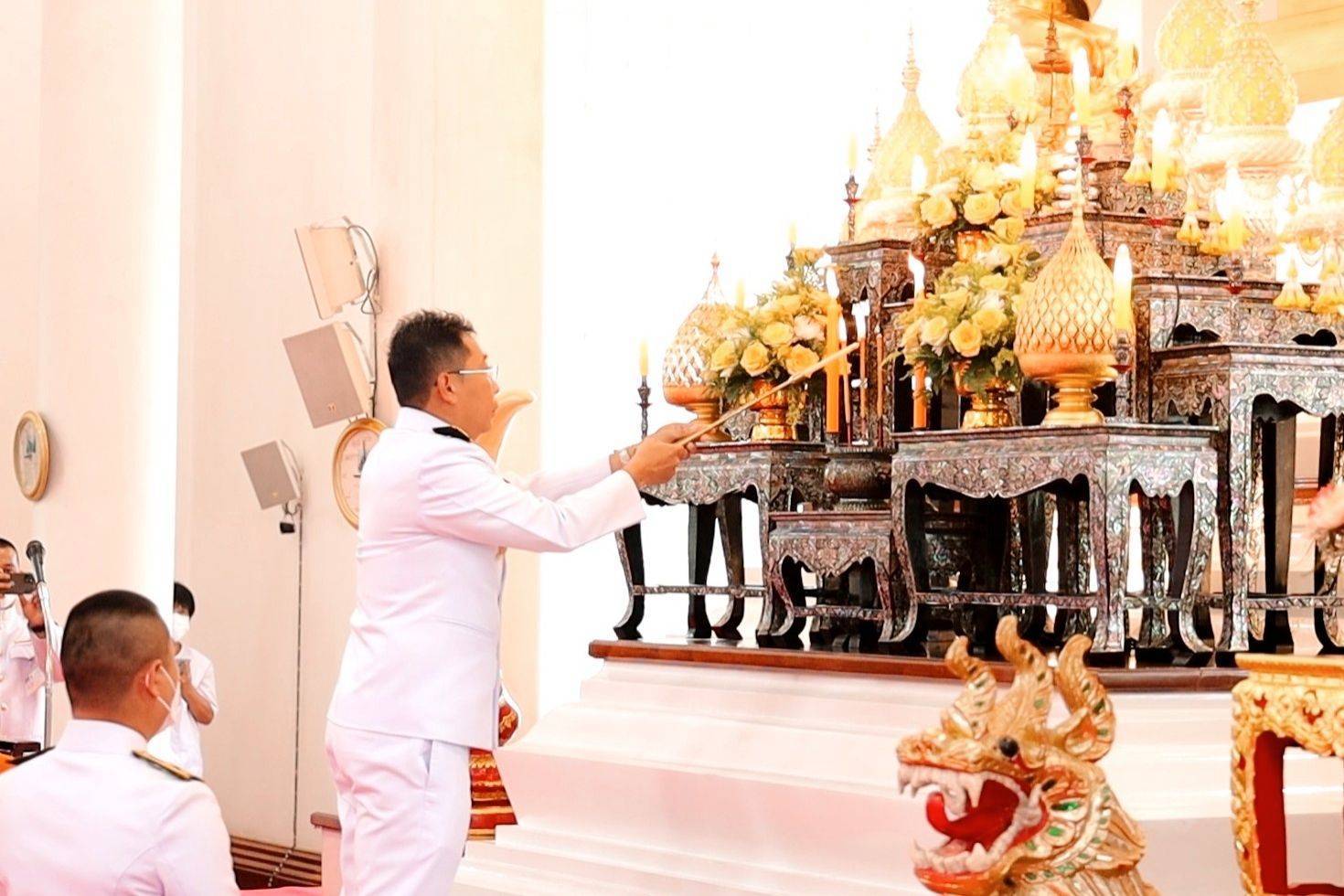 พช.ระยอง ร่วมพิธีเจริญพระพุทธมนต์ เฉลิมพระเกียรติสมเด็จเจ้าฟ้าฯ กรมพระศรีสวางควัฒน วรขัตติยราชนารี เนื่องในโอกาส วันคล้ายวันประสูติ 4 กรกฎาคม