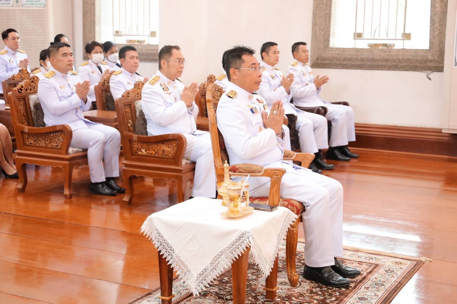 พช.ระยอง ร่วมพิธีเจริญพระพุทธมนต์ เฉลิมพระเกียรติสมเด็จเจ้าฟ้าฯ กรมพระศรีสวางควัฒน วรขัตติยราชนารี เนื่องในโอกาส วันคล้ายวันประสูติ 4 กรกฎาคม
