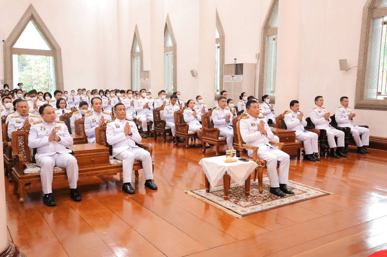 พช.ระยอง ร่วมพิธีเจริญพระพุทธมนต์ เฉลิมพระเกียรติสมเด็จเจ้าฟ้าฯ กรมพระศรีสวางควัฒน วรขัตติยราชนารี เนื่องในโอกาส วันคล้ายวันประสูติ 4 กรกฎาคม