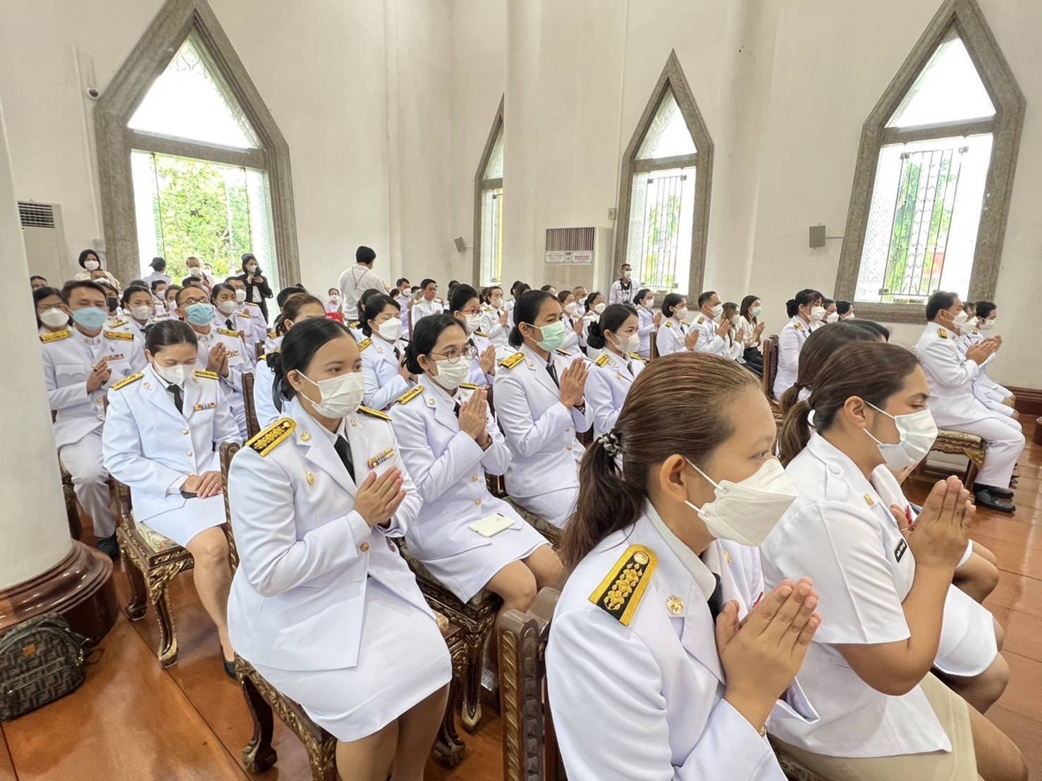 พช.ระยอง ร่วมพิธีเจริญพระพุทธมนต์ เฉลิมพระเกียรติสมเด็จเจ้าฟ้าฯ กรมพระศรีสวางควัฒน วรขัตติยราชนารี เนื่องในโอกาส วันคล้ายวันประสูติ 4 กรกฎาคม