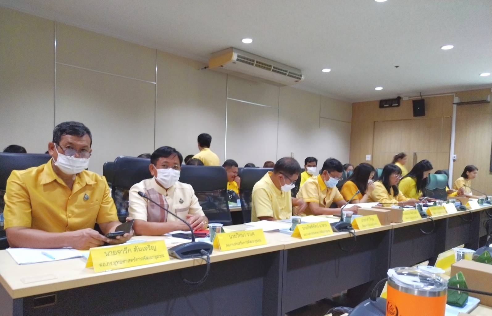 พช.ระยอง ร่วมประชุมโครงการส่งเสริมความสัมพันธ์ สอ.พช.และการประชุมผู้บริหารและเจ้าหน้าที่พัฒนาชุมชนจังหวัดระยอง ครั้งที่ 5/2566