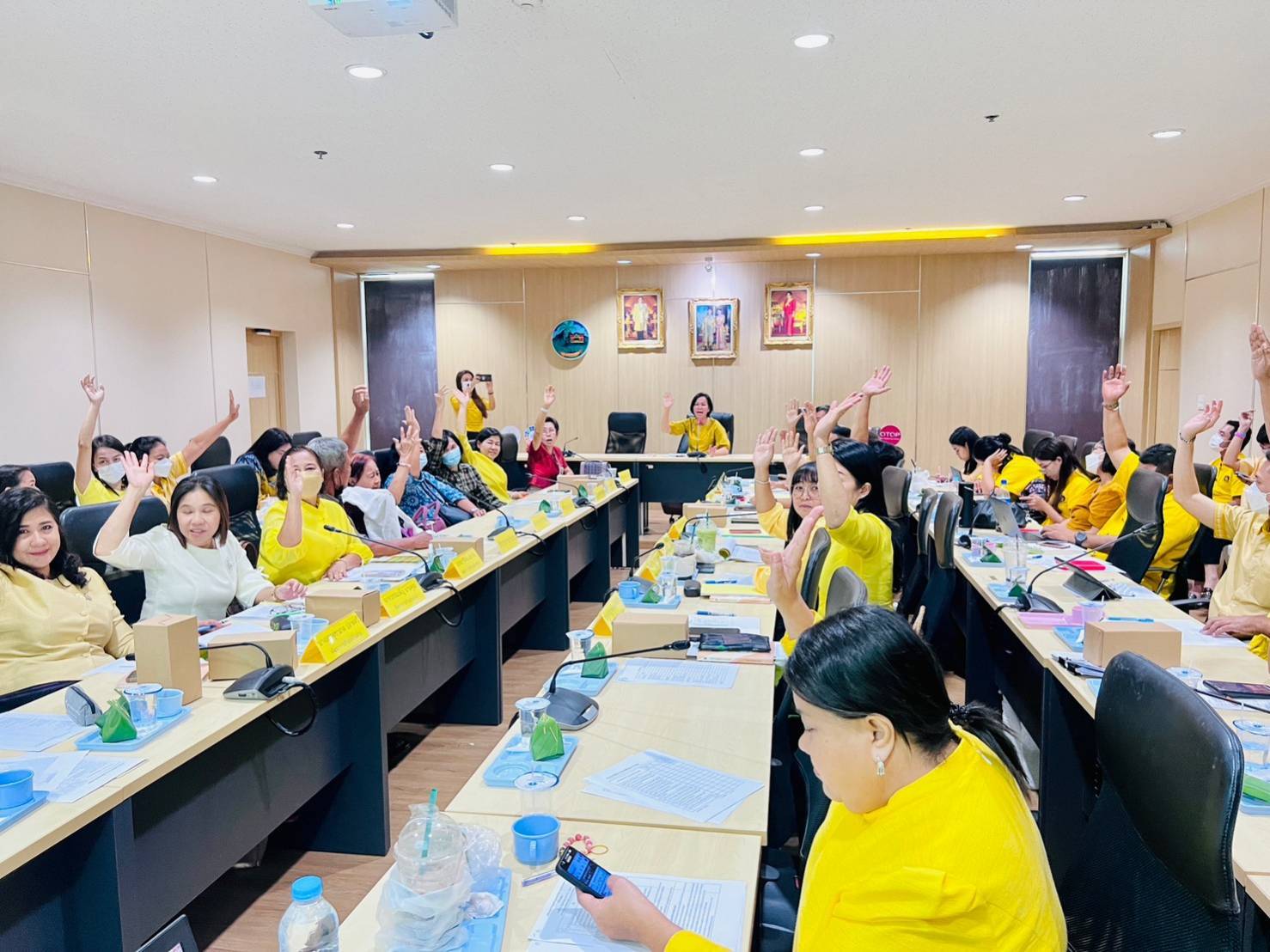 พช.ระยอง ร่วมประชุมโครงการส่งเสริมความสัมพันธ์ สอ.พช.และการประชุมผู้บริหารและเจ้าหน้าที่พัฒนาชุมชนจังหวัดระยอง ครั้งที่ 5/2566