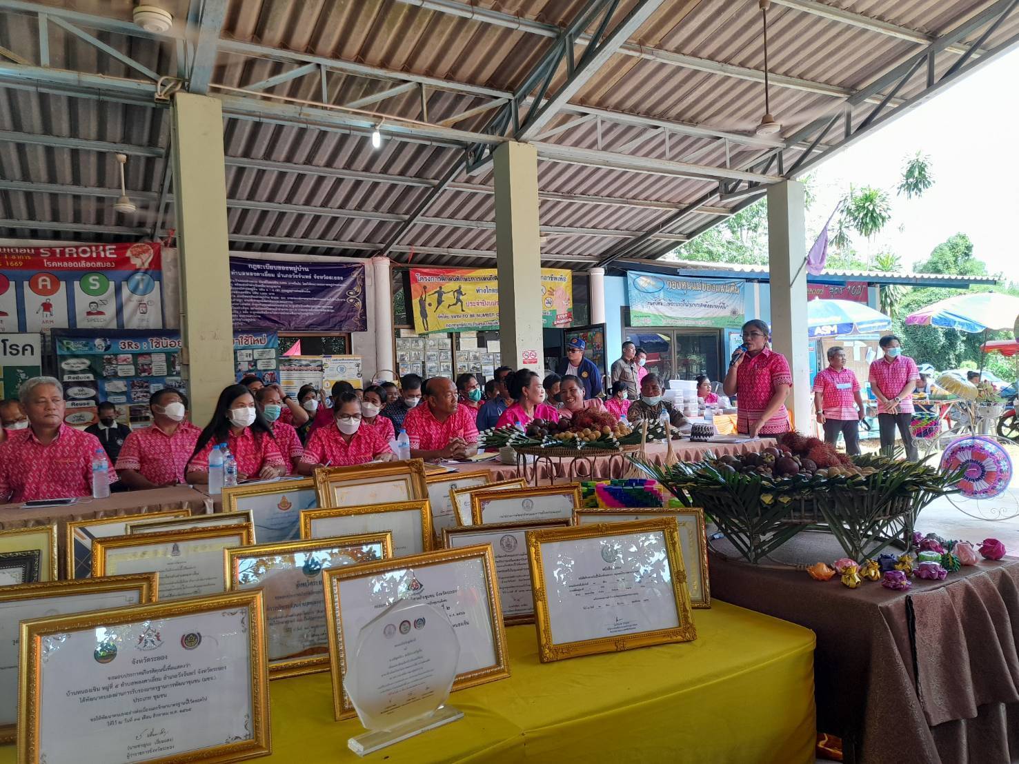 พช.ระยองออกประเมินคัดสรรกิจกรรมพัฒนาชุมชนดีเด่นระดับจังหวัด ประจำปี 2566 (ปลวกแดง)