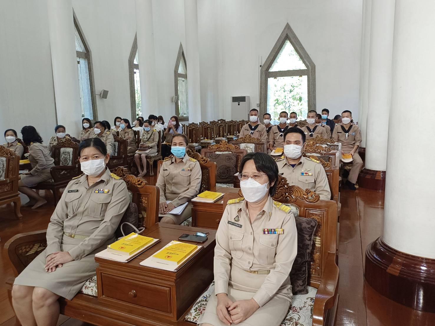 พช.ระยอง เข้าร่วมพิธีเจริญพระพุทธมนต์ เจริญจิตภาวนาถวายพระพรชัยมงคลแด่ สมเด็จพระเจ้าลูกเธอ เจ้าฟ้าพัชรกิติยาภา นเรนทิราเทพยวดี กรมหลวงราชสาริณีสิริพัชร มหาวัชรราชธิดา