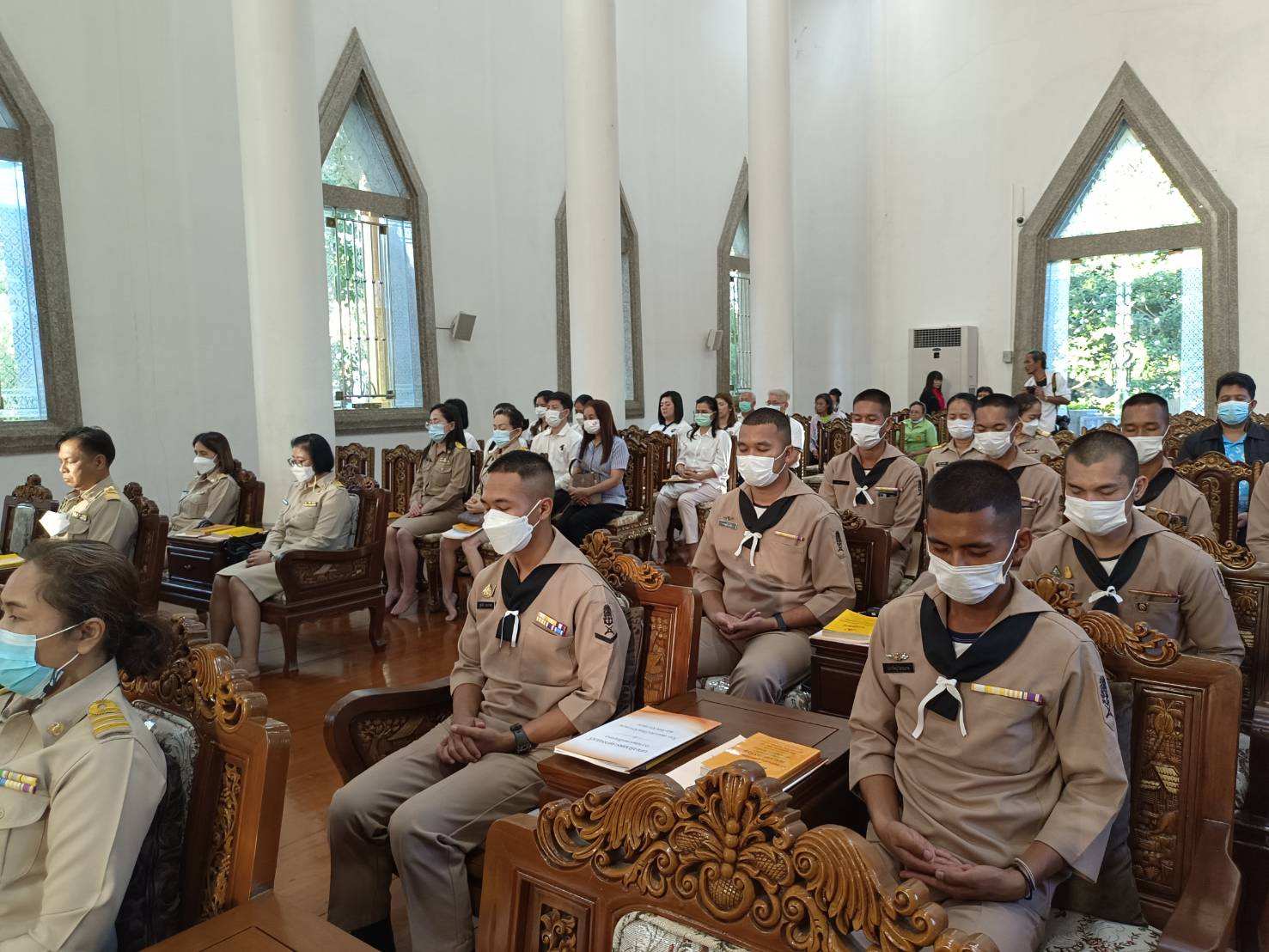 พช.ระยอง เข้าร่วมพิธีเจริญพระพุทธมนต์ เจริญจิตภาวนาถวายพระพรชัยมงคลแด่ สมเด็จพระเจ้าลูกเธอ เจ้าฟ้าพัชรกิติยาภา นเรนทิราเทพยวดี กรมหลวงราชสาริณีสิริพัชร มหาวัชรราชธิดา