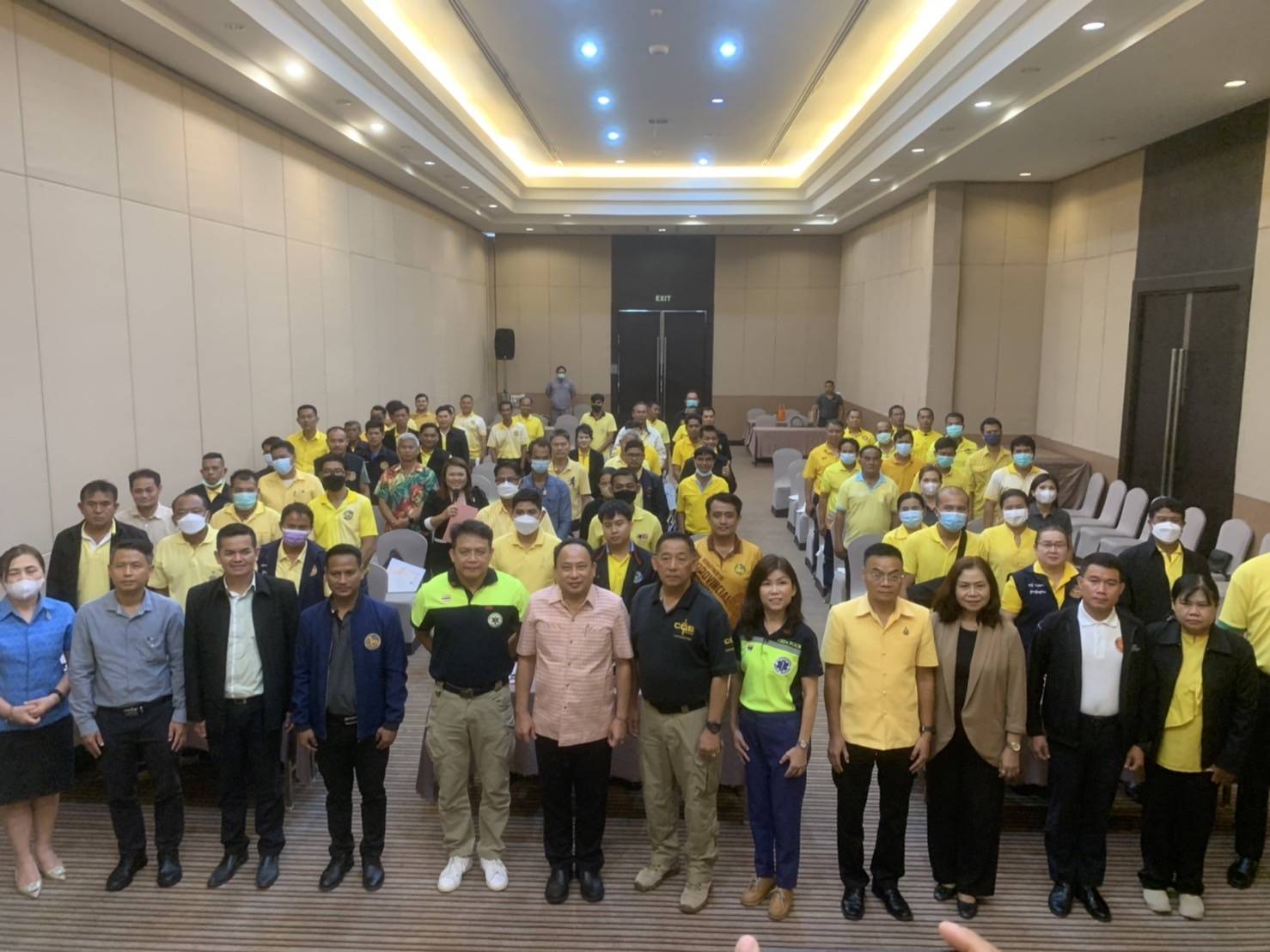 พช.ระยอง ร่วมพิธีเปิดโครงการเสริมสร้างศักยภาพเจ้าหน้าที่ฝ่ายปกครองเพื่อแก้ไขปัญหายาเสพติดจังหวัดระยอง รุ่นที่ 2