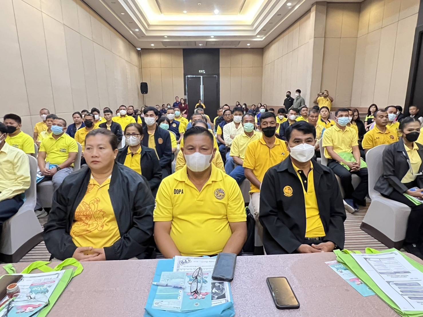 พช.ระยอง ร่วมพิธีเปิดโครงการเสริมสร้างศักยภาพเจ้าหน้าที่ฝ่ายปกครองเพื่อแก้ไขปัญหายาเสพติดจังหวัดระยอง รุ่นที่1