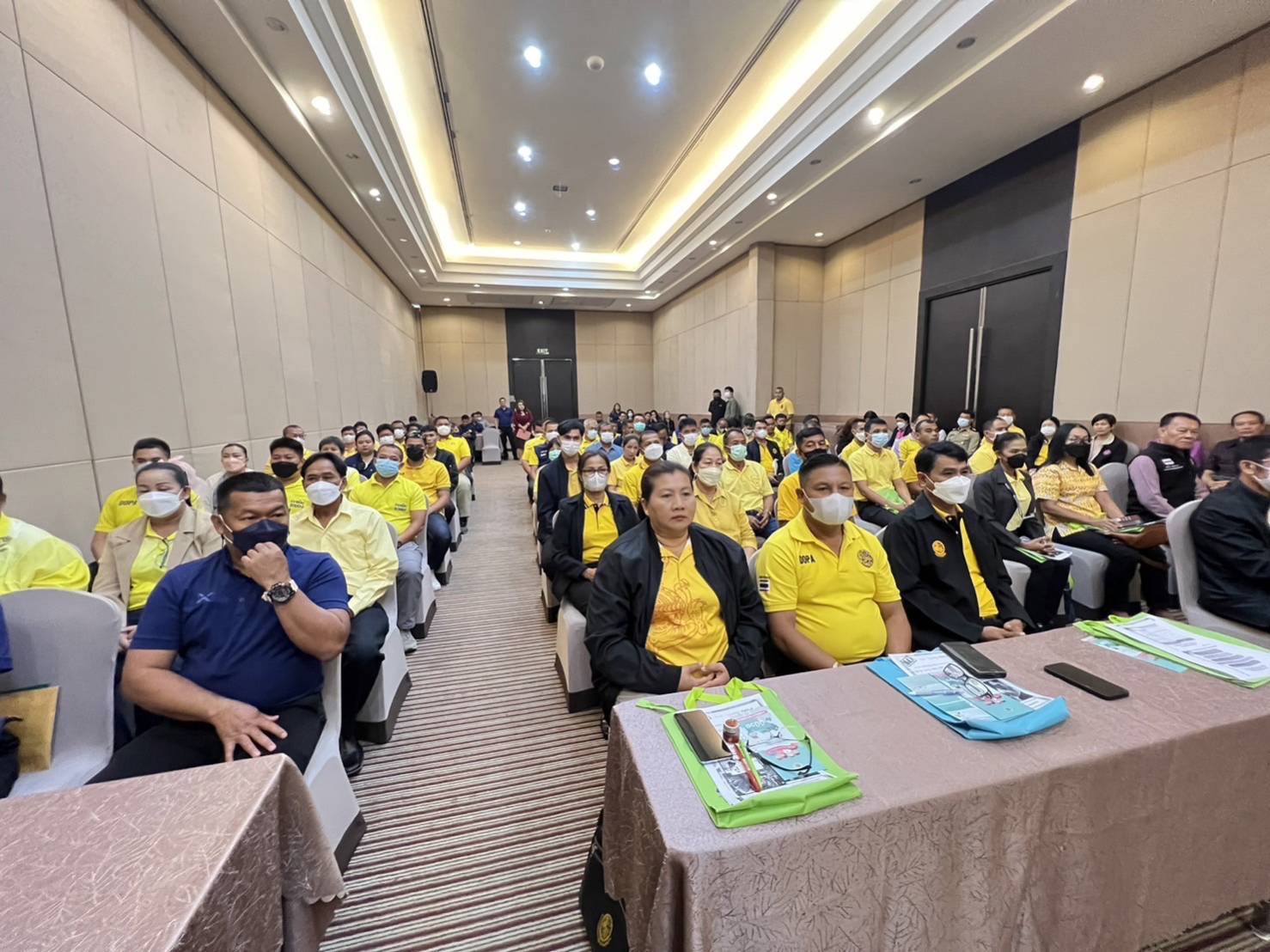 พช.ระยอง ร่วมพิธีเปิดโครงการเสริมสร้างศักยภาพเจ้าหน้าที่ฝ่ายปกครองเพื่อแก้ไขปัญหายาเสพติดจังหวัดระยอง รุ่นที่1