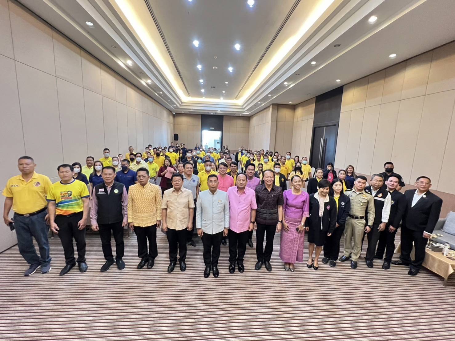 พช.ระยอง ร่วมพิธีเปิดโครงการเสริมสร้างศักยภาพเจ้าหน้าที่ฝ่ายปกครองเพื่อแก้ไขปัญหายาเสพติดจังหวัดระยอง รุ่นที่1