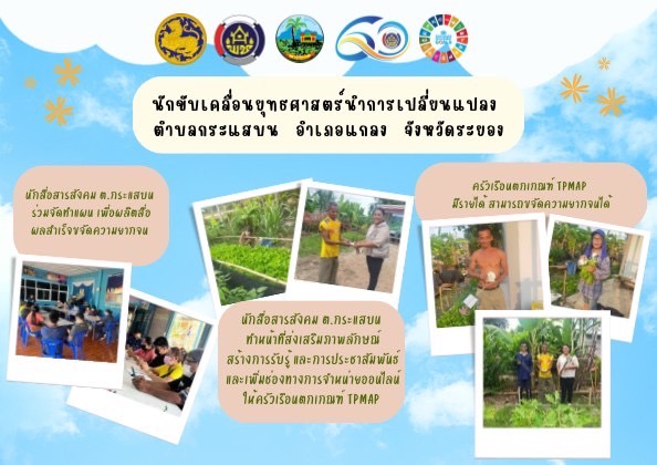 ผลงานของนักสื่อสารสังคมตำบล จังหวัดระยอง ประเภท Infographic
