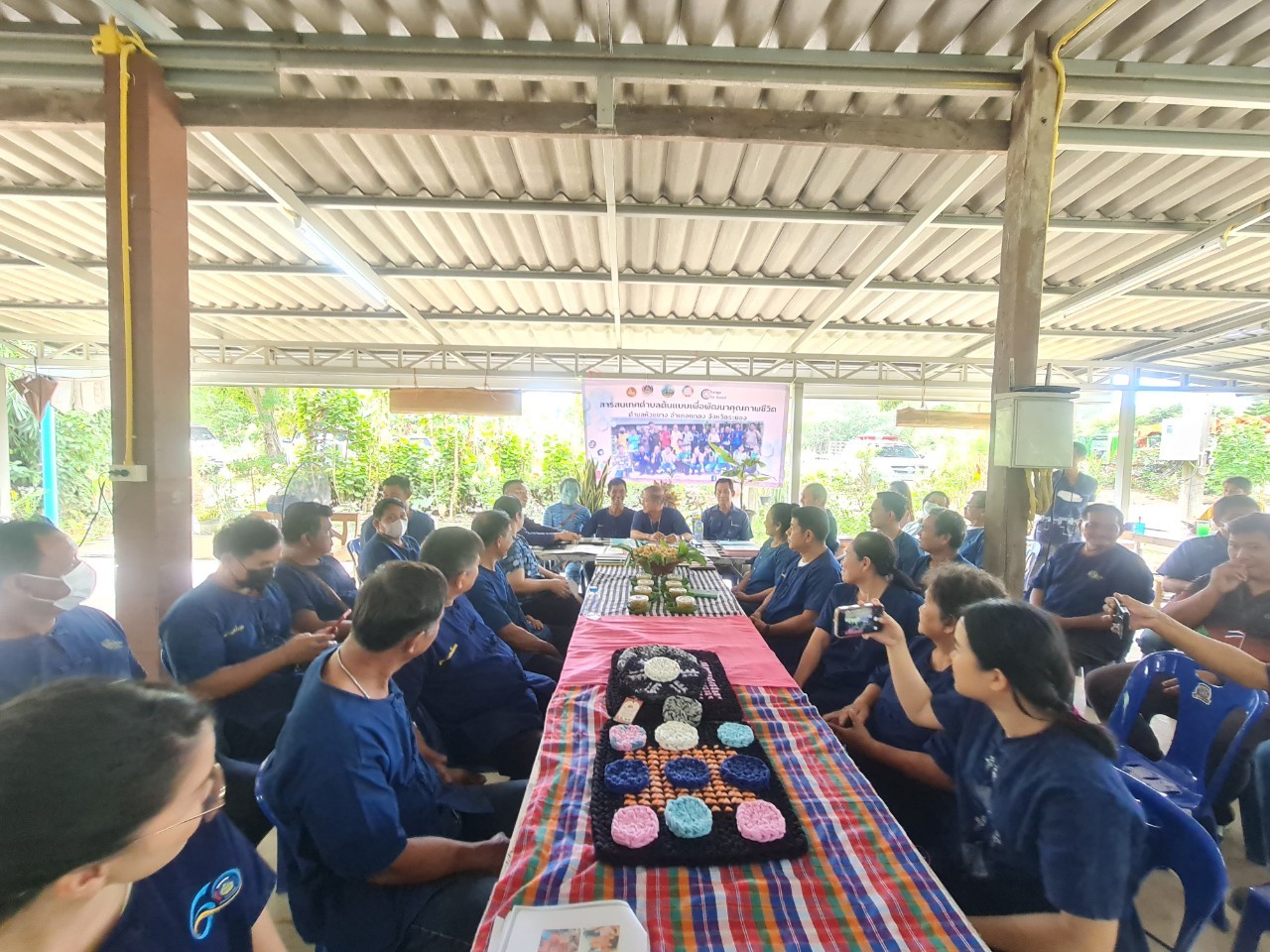 พช.ระยอง ลงพื้นที่ ตำบลห้วยยาง สนับสนุนการนำเสนอผลงานการประกวดสารสนเทศตำบลต้นแบบเพื่อพัฒนาคุณภาพชีวิต ระดับประเทศ ประจำปีงบประมาณ พ.ศ.2566