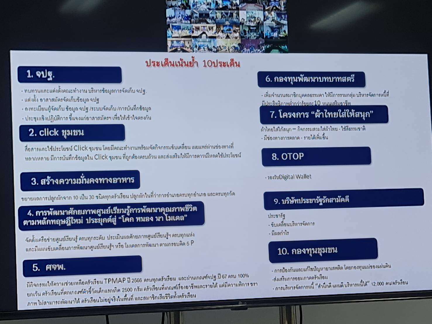 พช.ระยอง เข้าร่วมการประชุมขับเคลื่อนการปฏิบัติงานพัฒนาชุมชน