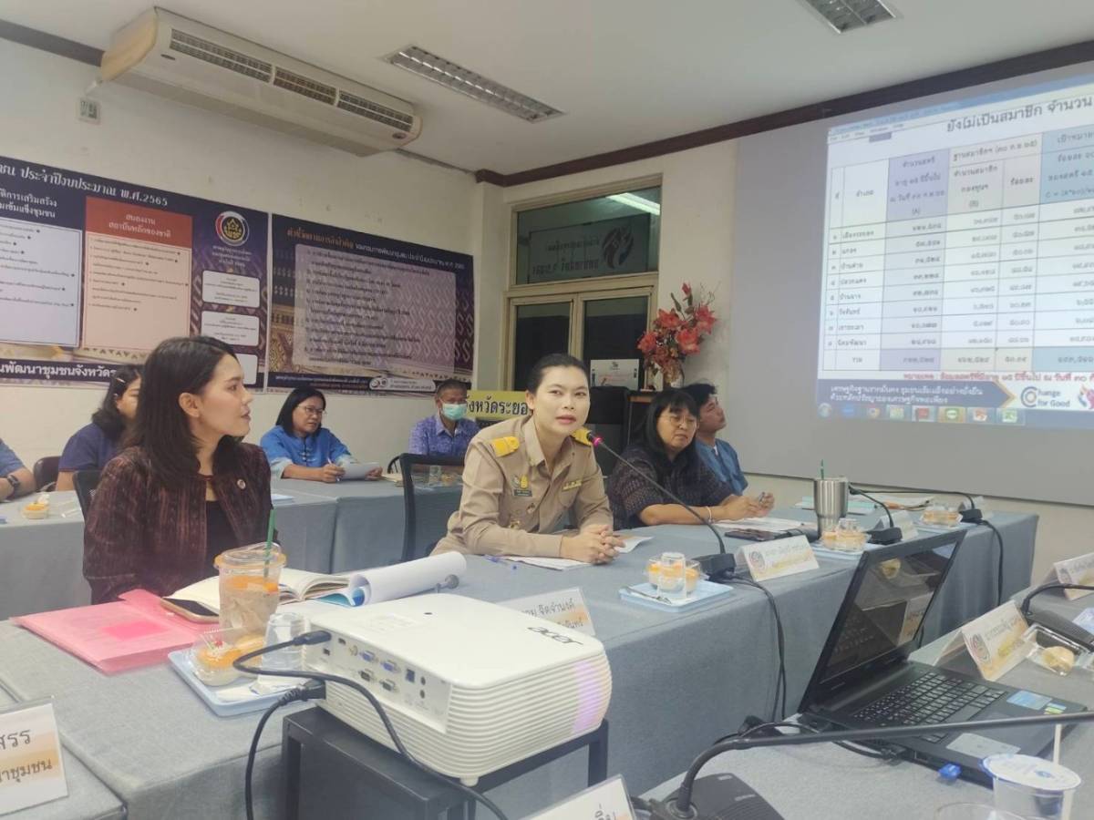 พช.ระยอง ประชุมผู้บริหารและนักวิชาการพัฒนาชุมชน ครั้งที่ 7/2566