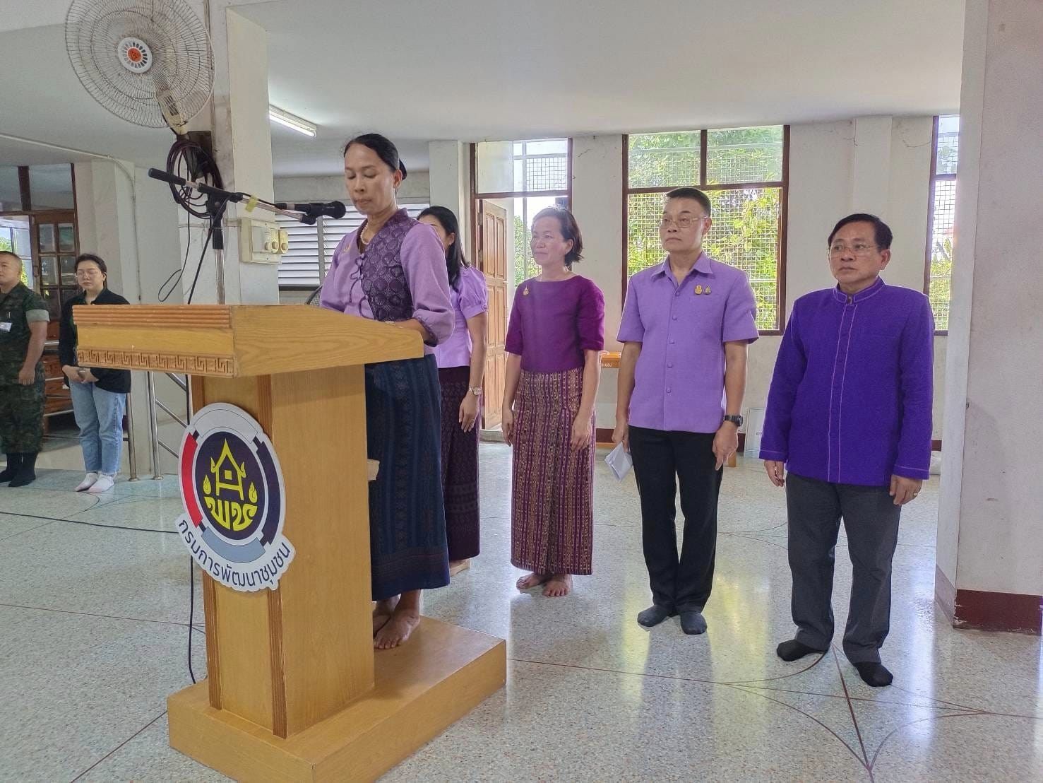สำนักงานพัฒนาชุมชนจังหวัดระยอง ทอดผ้าป่าสมทบกองทุนพัฒนาเด็กชนบท ในพระราชูปถัมภ์สมเด็จพระเทพรัตนราชสุดาฯ สยามบรมราชกุมารรี ประจำปี 2567