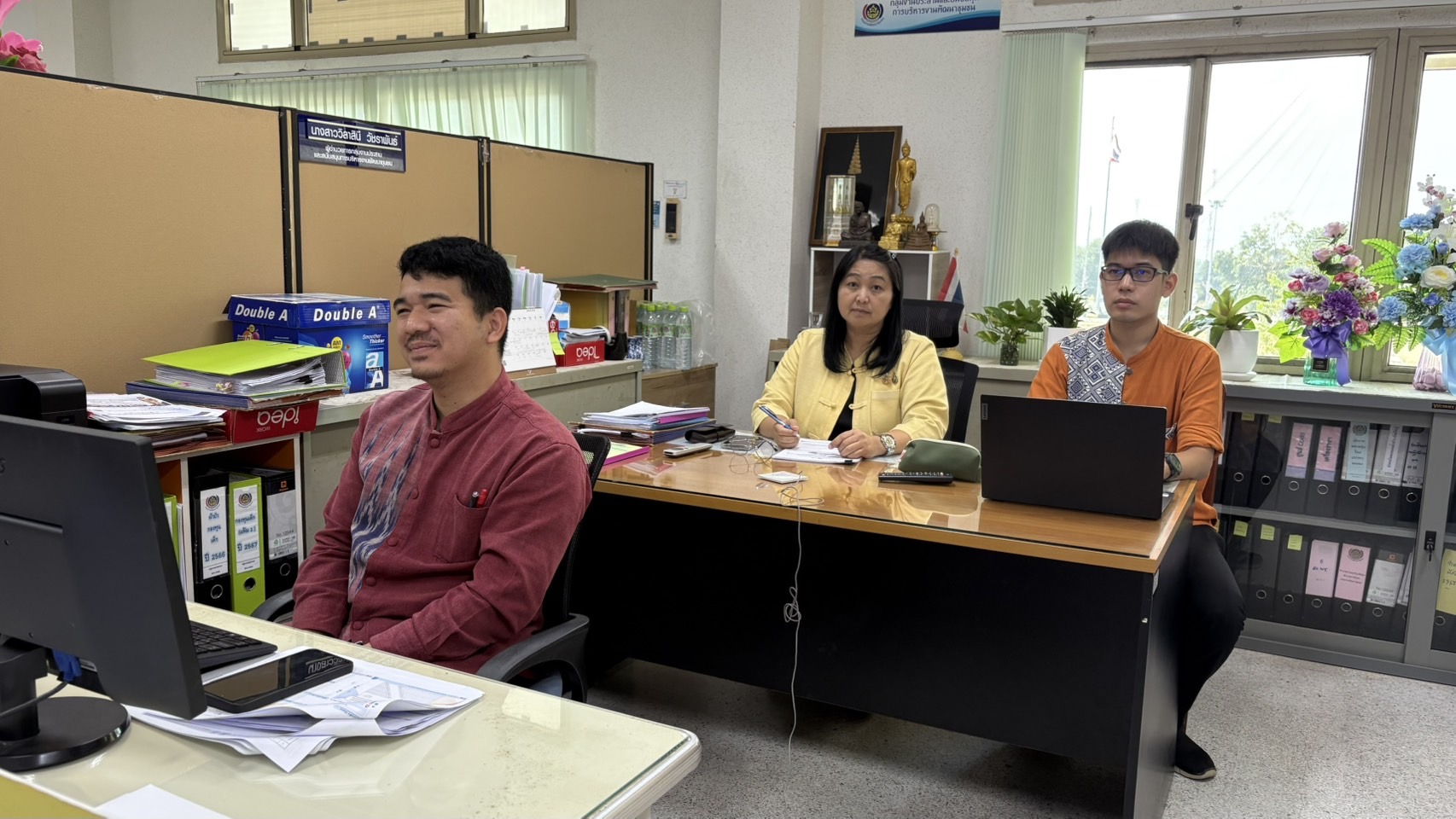 พช.ระยอง ร่วมรับฟังการประชุมติดตามการดำเนินงานและการใช้จ่ายงบประมาณกองทุนพัฒนาบทบาทสตรี ผ่านระบบวีดิทัศน์ทางไกล (Video Conference) ครั้งที่ 1/2568