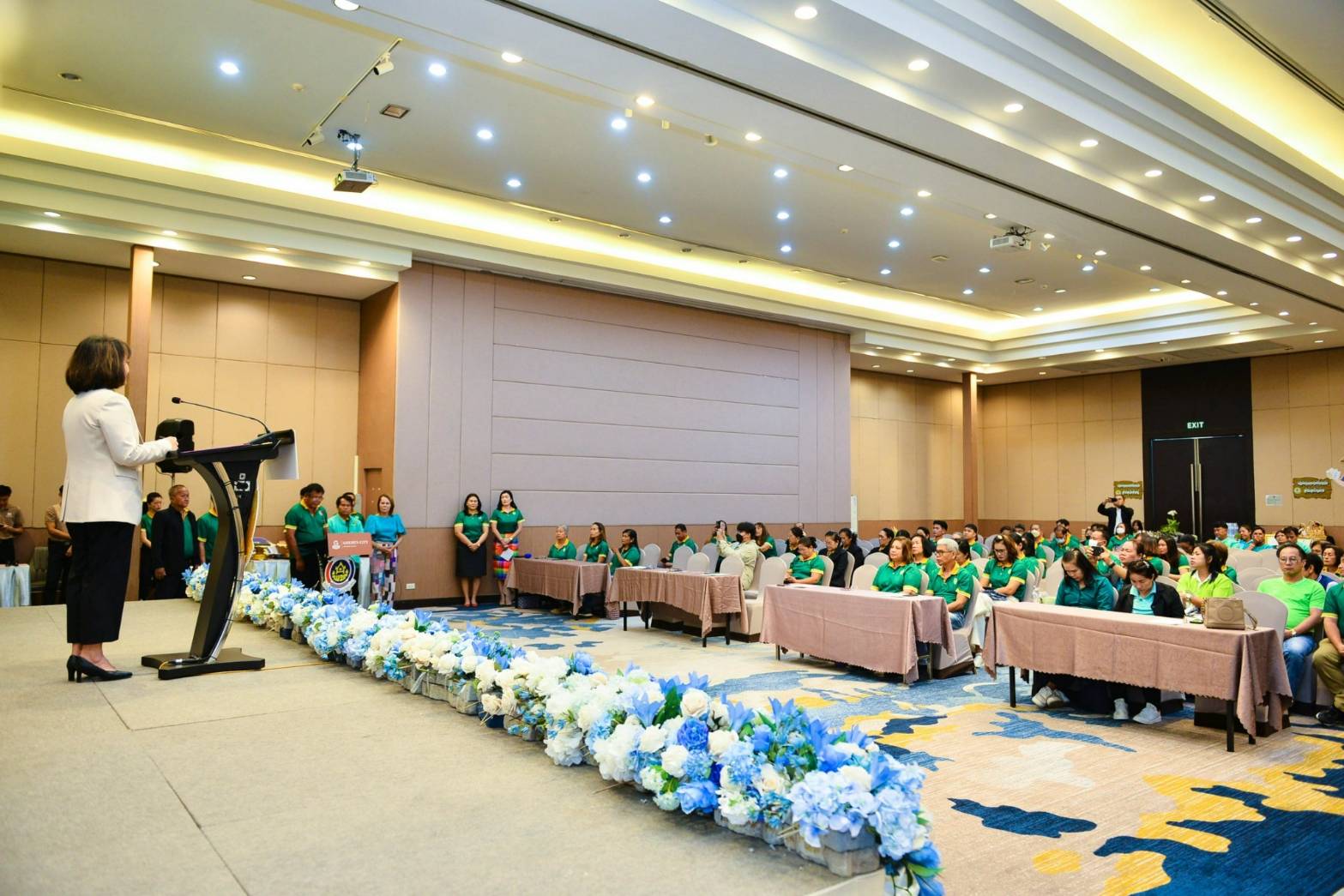 พช. ระยองแสดงพลังขับเคลื่อนงานกลุ่มออมทรัพย์เพื่อการผลิต ในงาน“มหกรรมการออม 51 ปี ทุนชุมชนขับเคลื่อนเศรษฐกิจฐานราก (ระดับภูมิภาค)