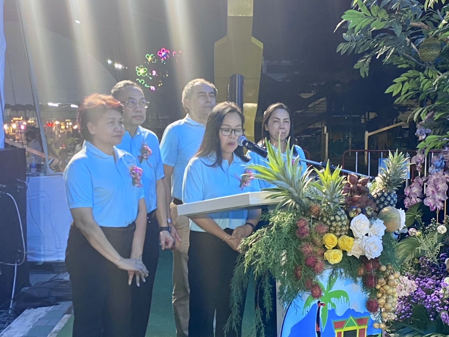 สำนักงานพัฒนาชุมชนจังหวัดระยอง ร่วมพิธีเปิดงานเทศกาลผลไม้และของดีจังหวัดระยอง ประจำปี 2568