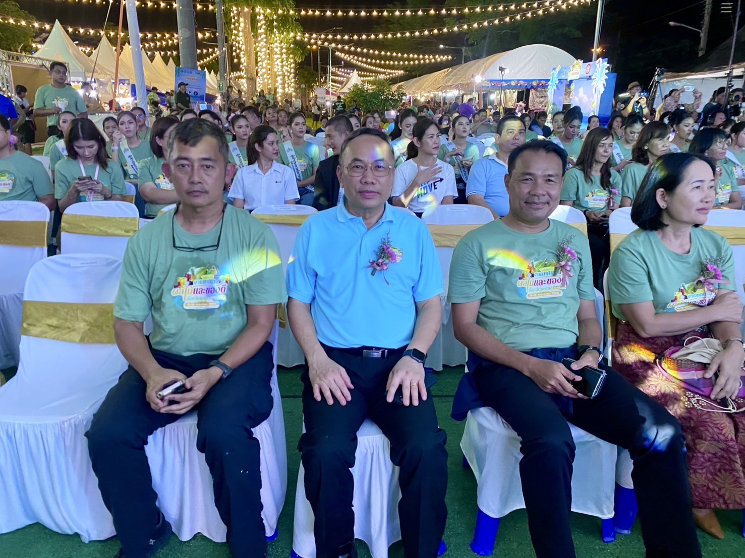 สำนักงานพัฒนาชุมชนจังหวัดระยอง ร่วมพิธีเปิดงานเทศกาลผลไม้และของดีจังหวัดระยอง ประจำปี 2568